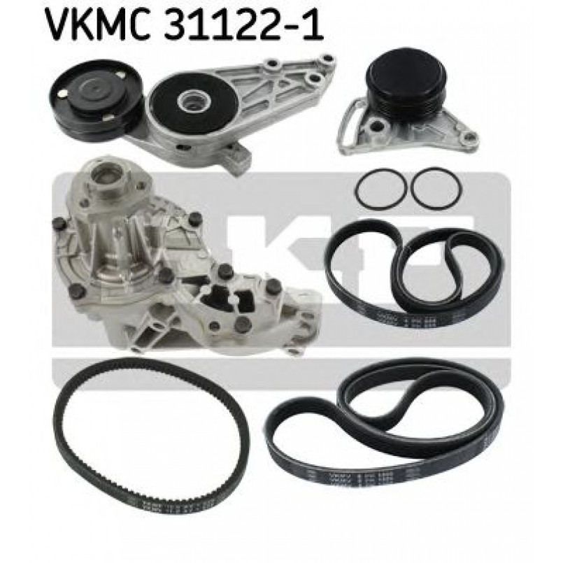 VKMC 31122-1 SKF - Насос охолоджуючої рідини + комплект зубчатого ремня